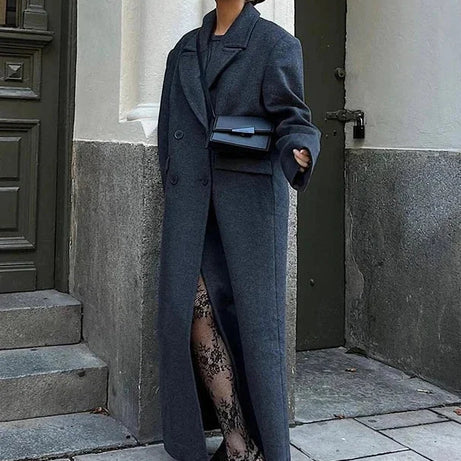 Manteau long femme style élégant pour toutes saisons