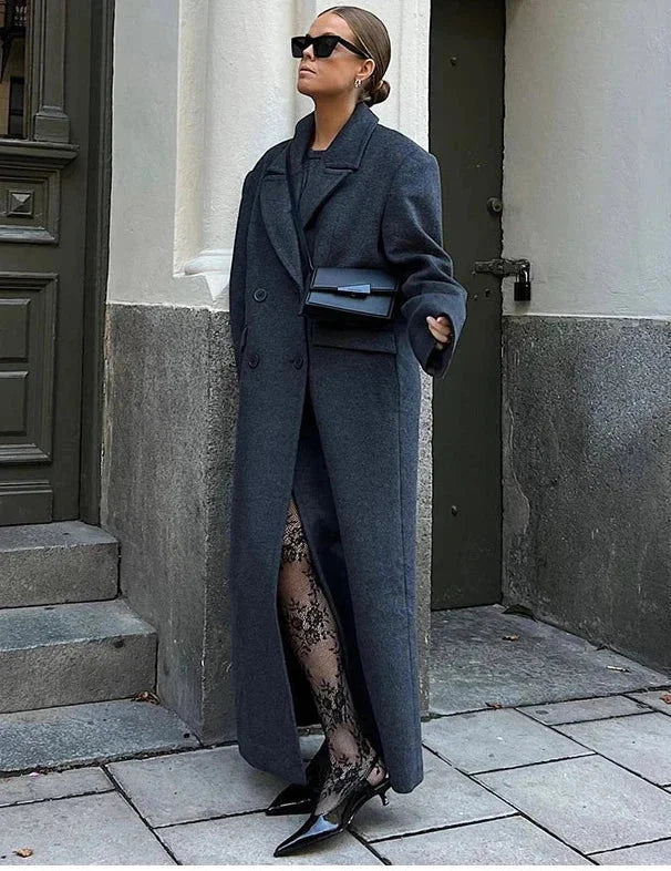 Manteau long femme style élégant pour toutes saisons