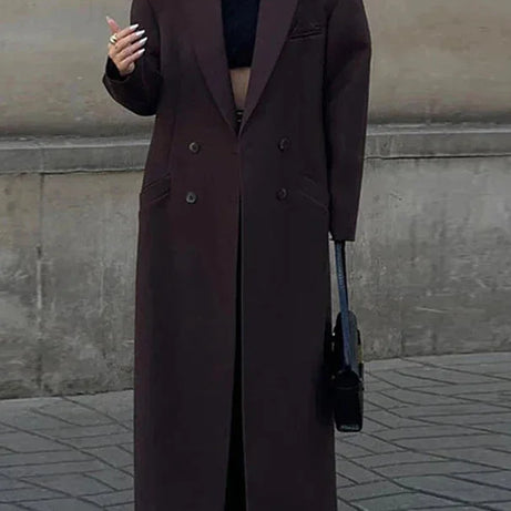 Manteau long femme style élégant pour toutes saisons