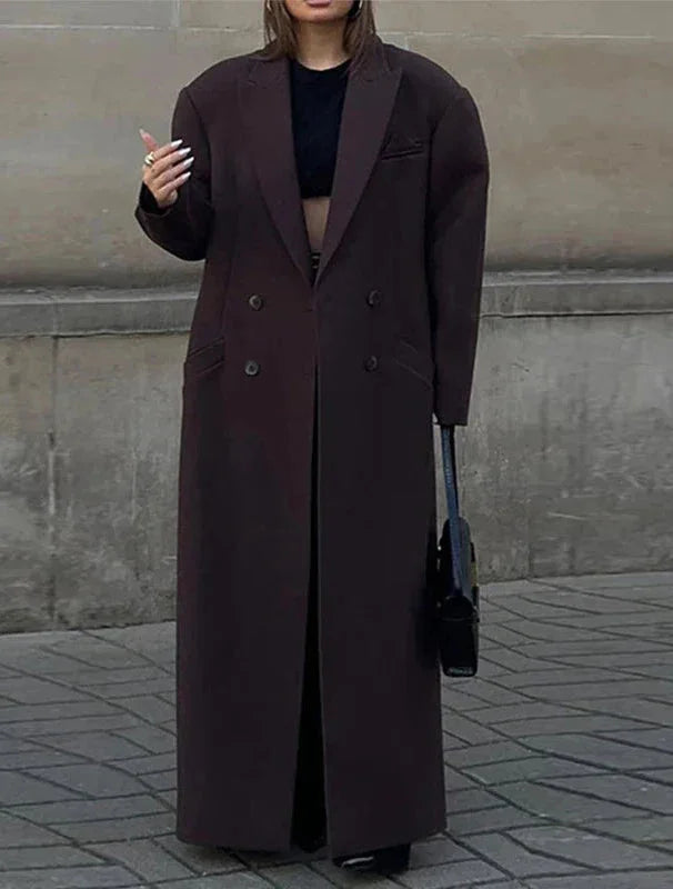 Manteau long femme style élégant pour toutes saisons