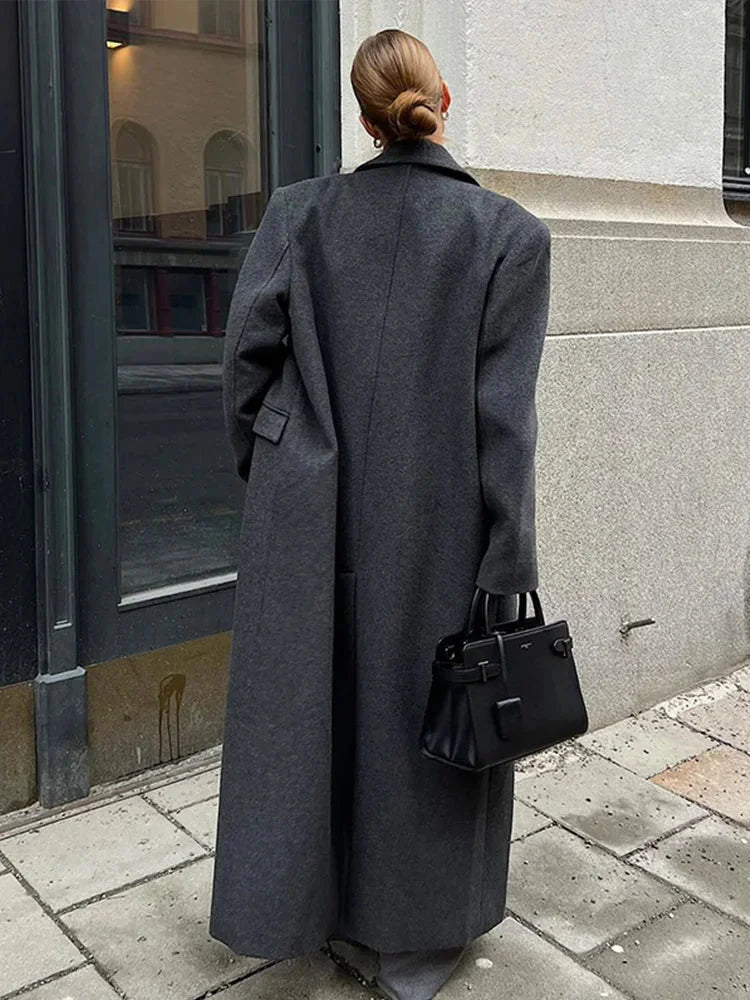 Manteau long femme style élégant pour toutes saisons