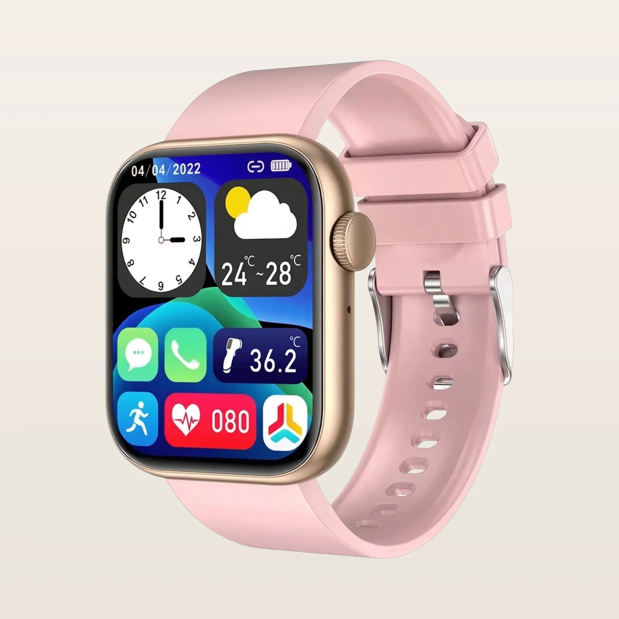 Montre Connectée Femme Sport Grand Écran - Pulzena Vexo