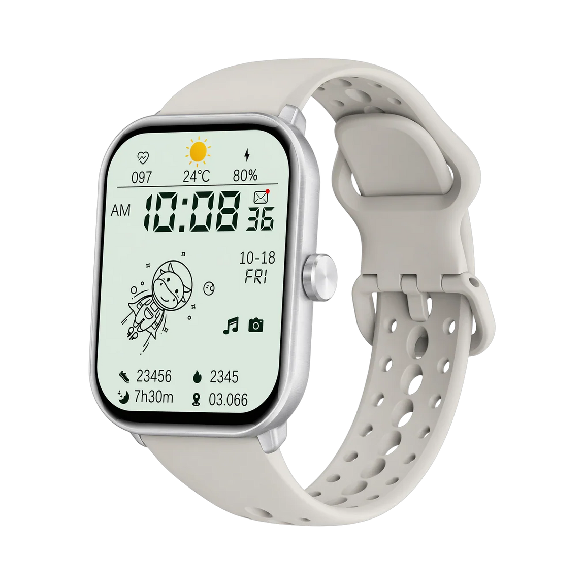 Montre Connectée Homme Femme Élégante Grand Écran - Pulzena Teln