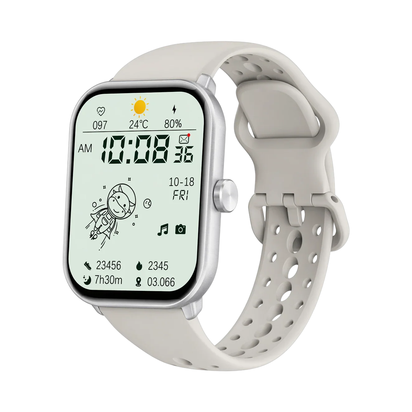 Montre Connectée Homme Femme Élégante Grand Écran - Pulzena Teln