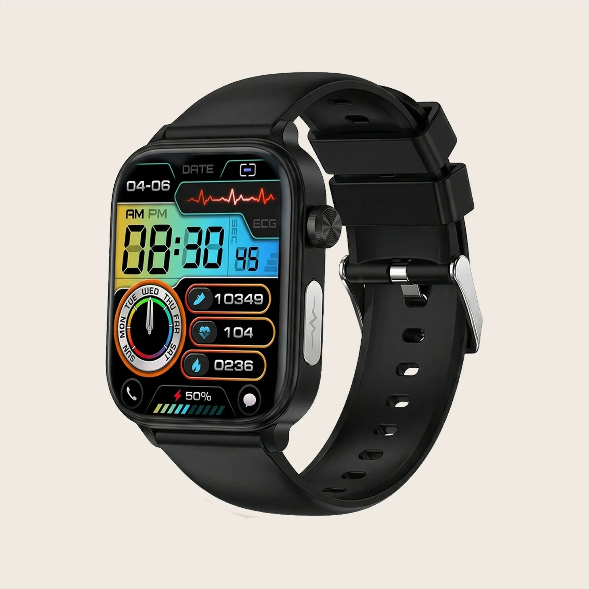 Montre Connectée Homme Femme Santé ECG - Pulzena Korda