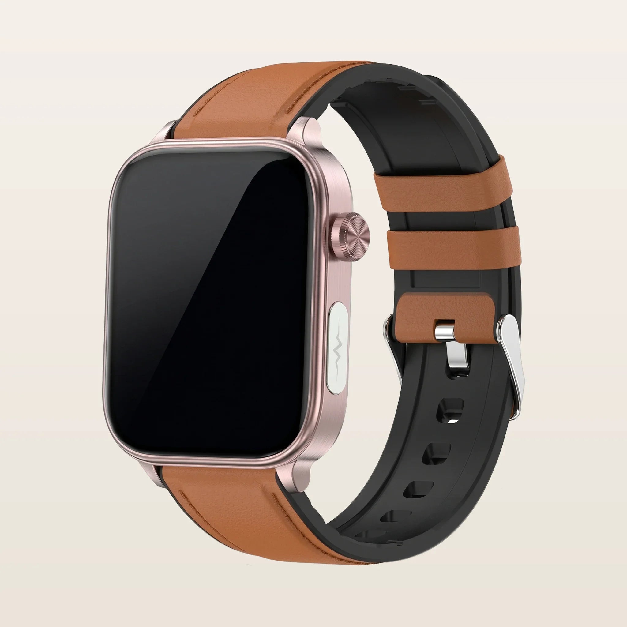 Montre Connectée Homme Femme Santé ECG - Pulzena Korda Bracelet Cuir