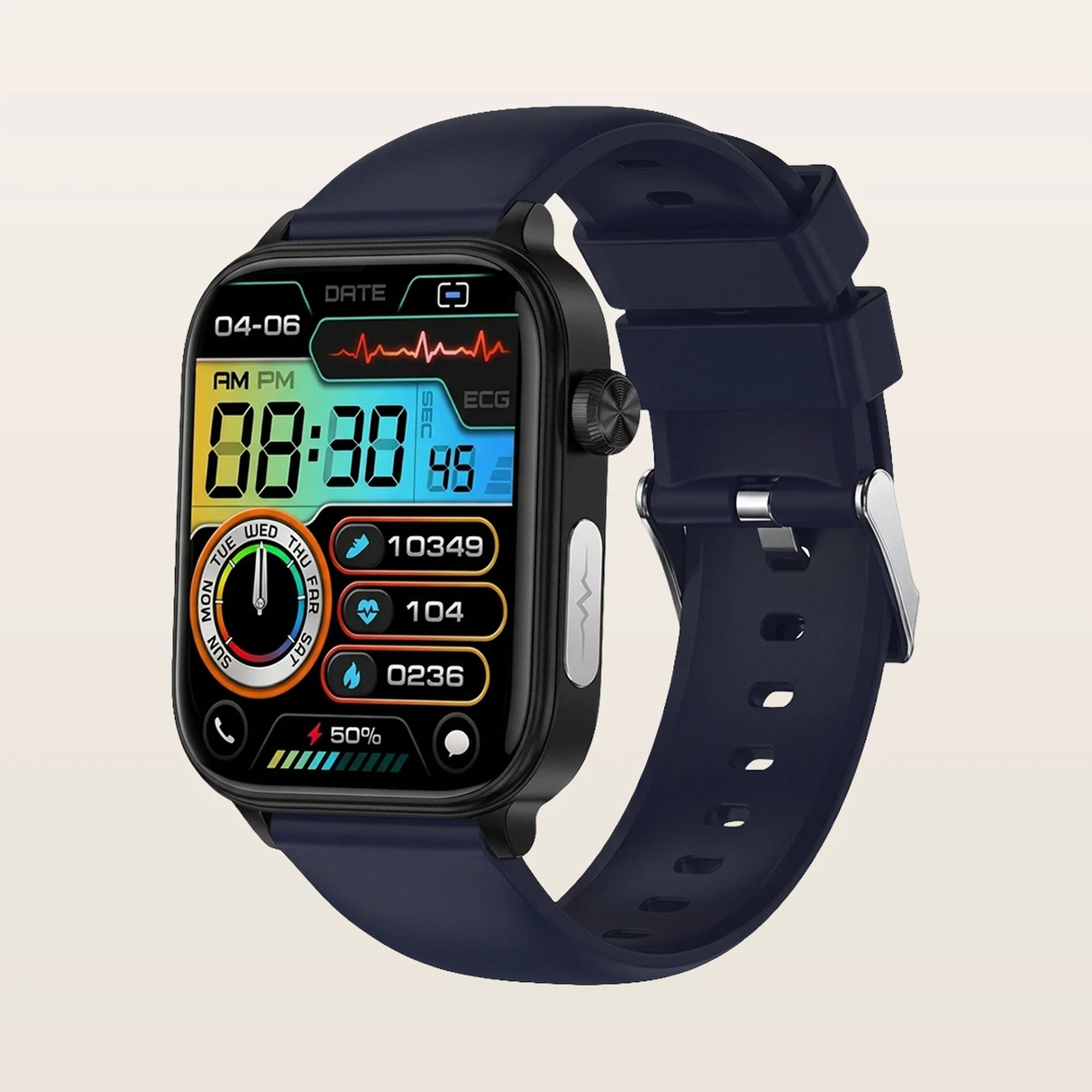 Montre Connectée Homme Femme Santé ECG - Pulzena Korda