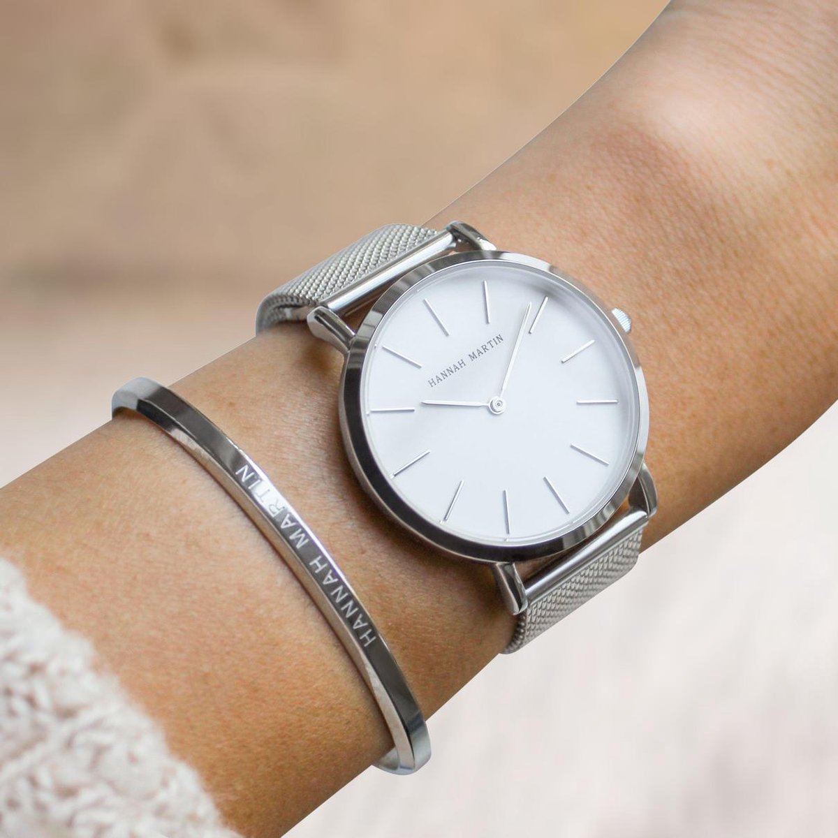 Montre Femme Bracelet Maille Milanaise