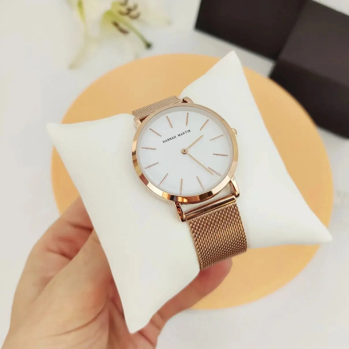 Montre Femme Bracelet Maille Milanaise