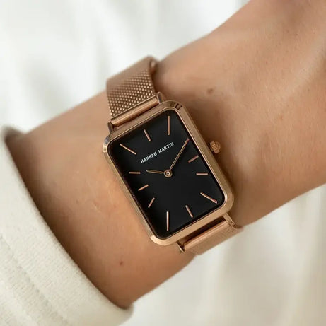 Montre Femme Rectangulaire • NACRE