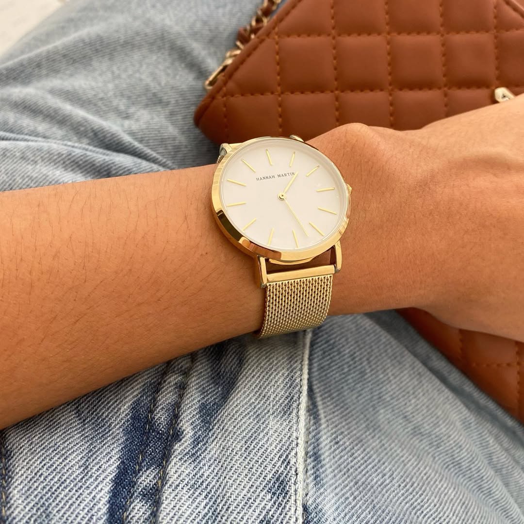 Montre Femme Bracelet Maille Milanaise