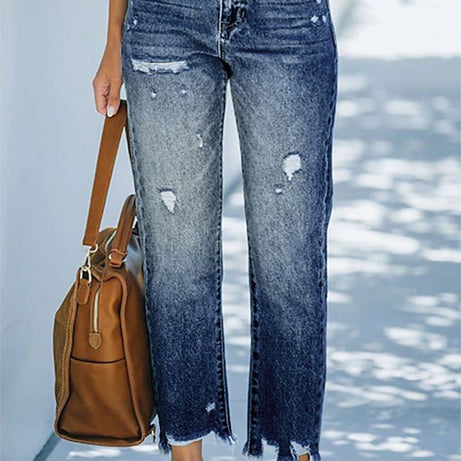 Lioraema | Pantalon de loisirs à taille haute pour femmes