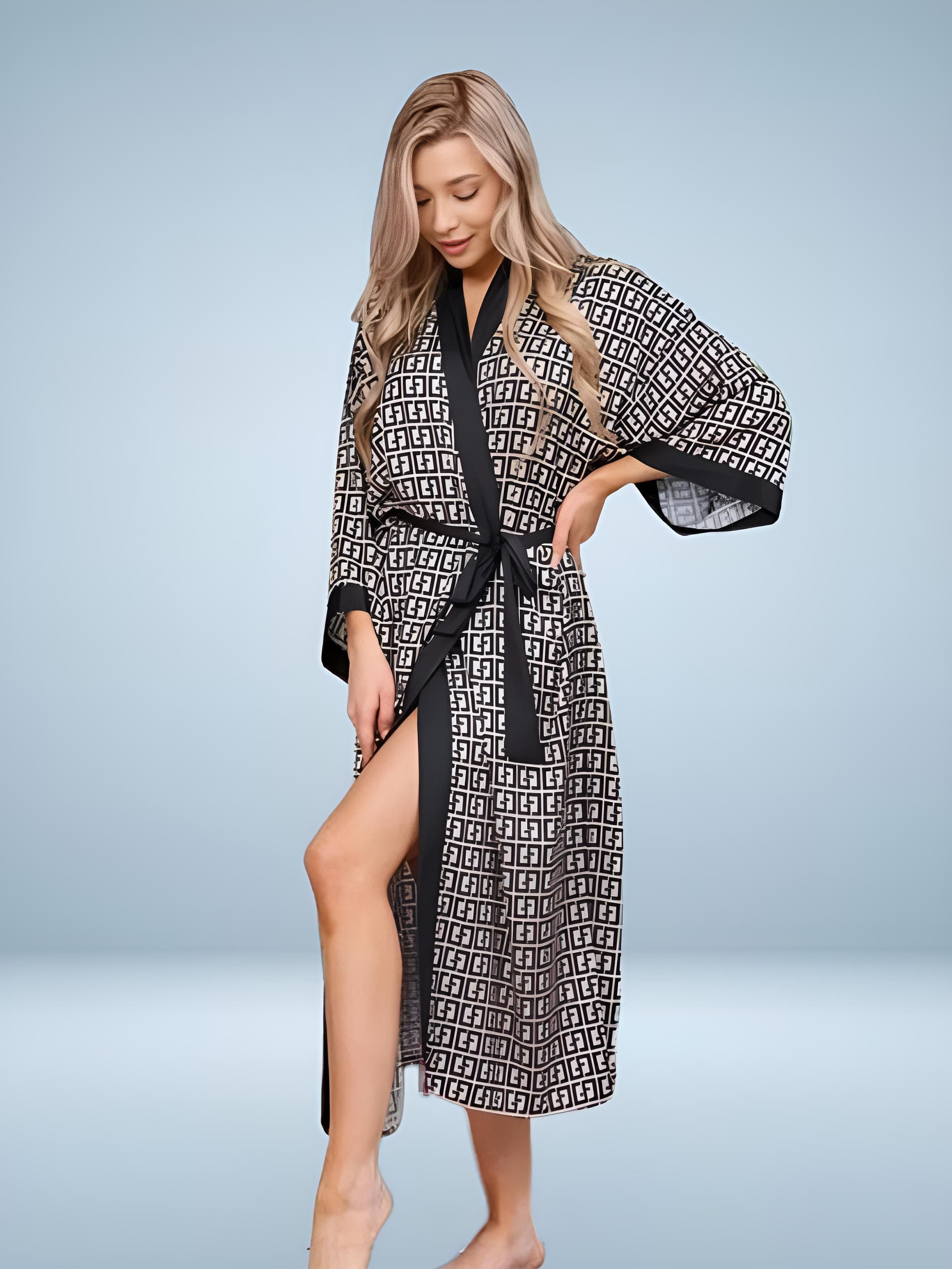 Schicker Damenbademantel