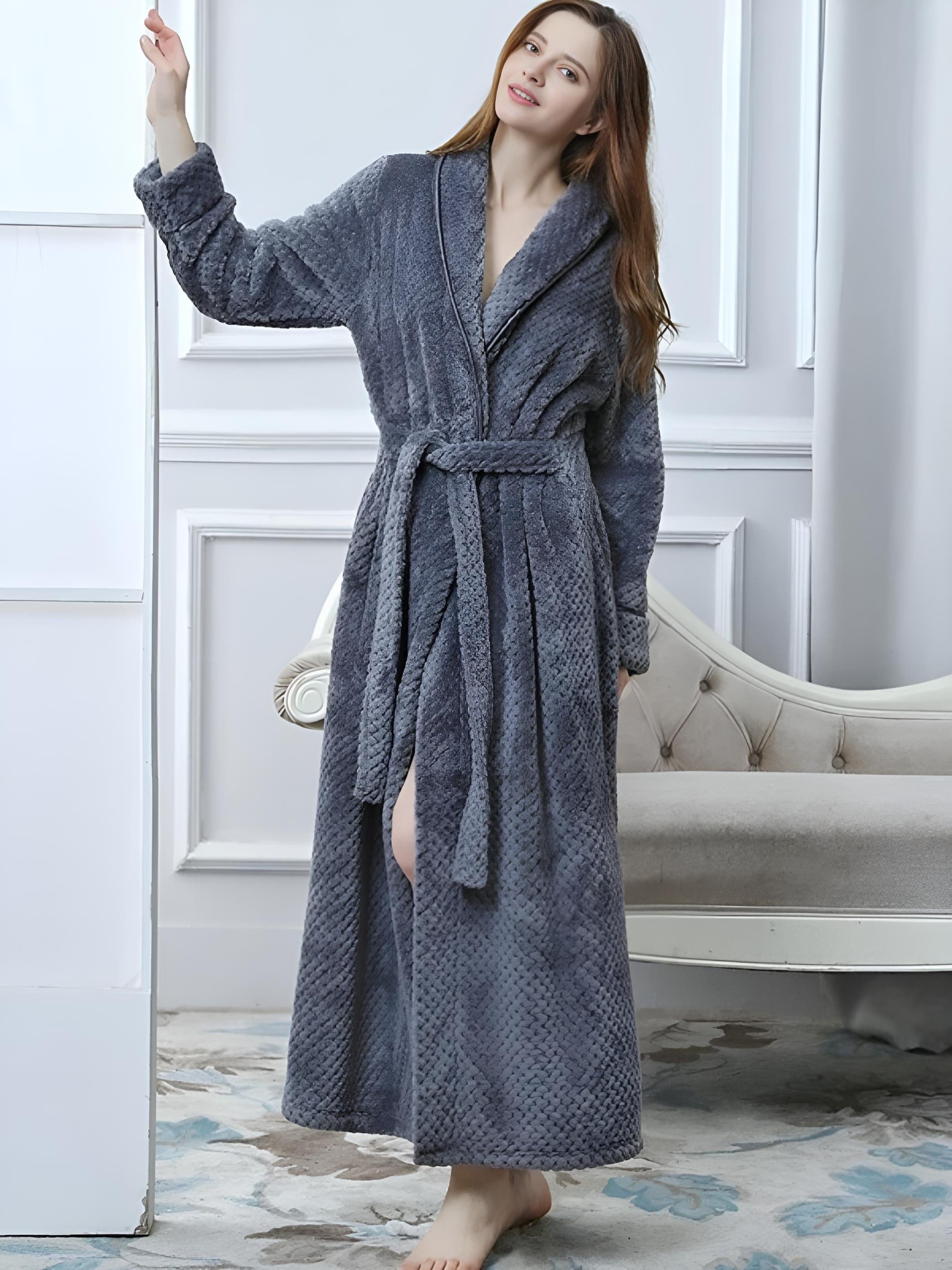 Comfort Coral Damen-Bademantel