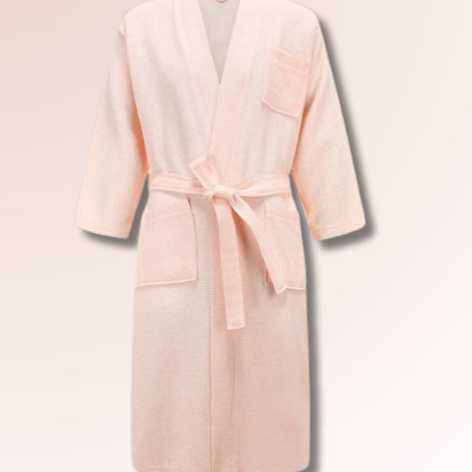 Damen-Bademantel aus Waffelbaumwolle