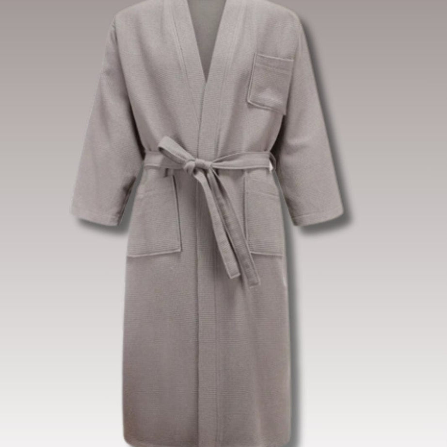 Damen-Bademantel aus Waffelbaumwolle