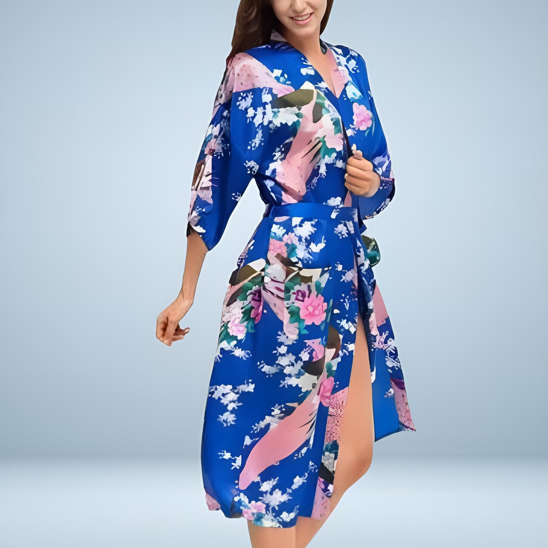 Spring Kimono women's bathrobe