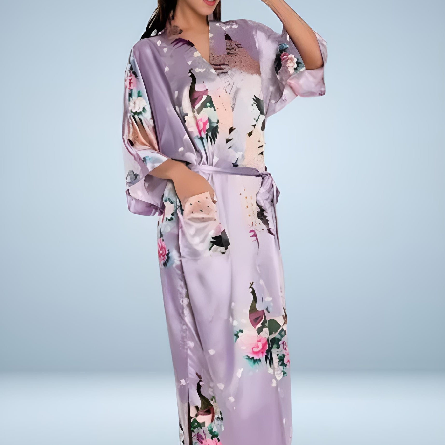 Spring Kimono women's bathrobe