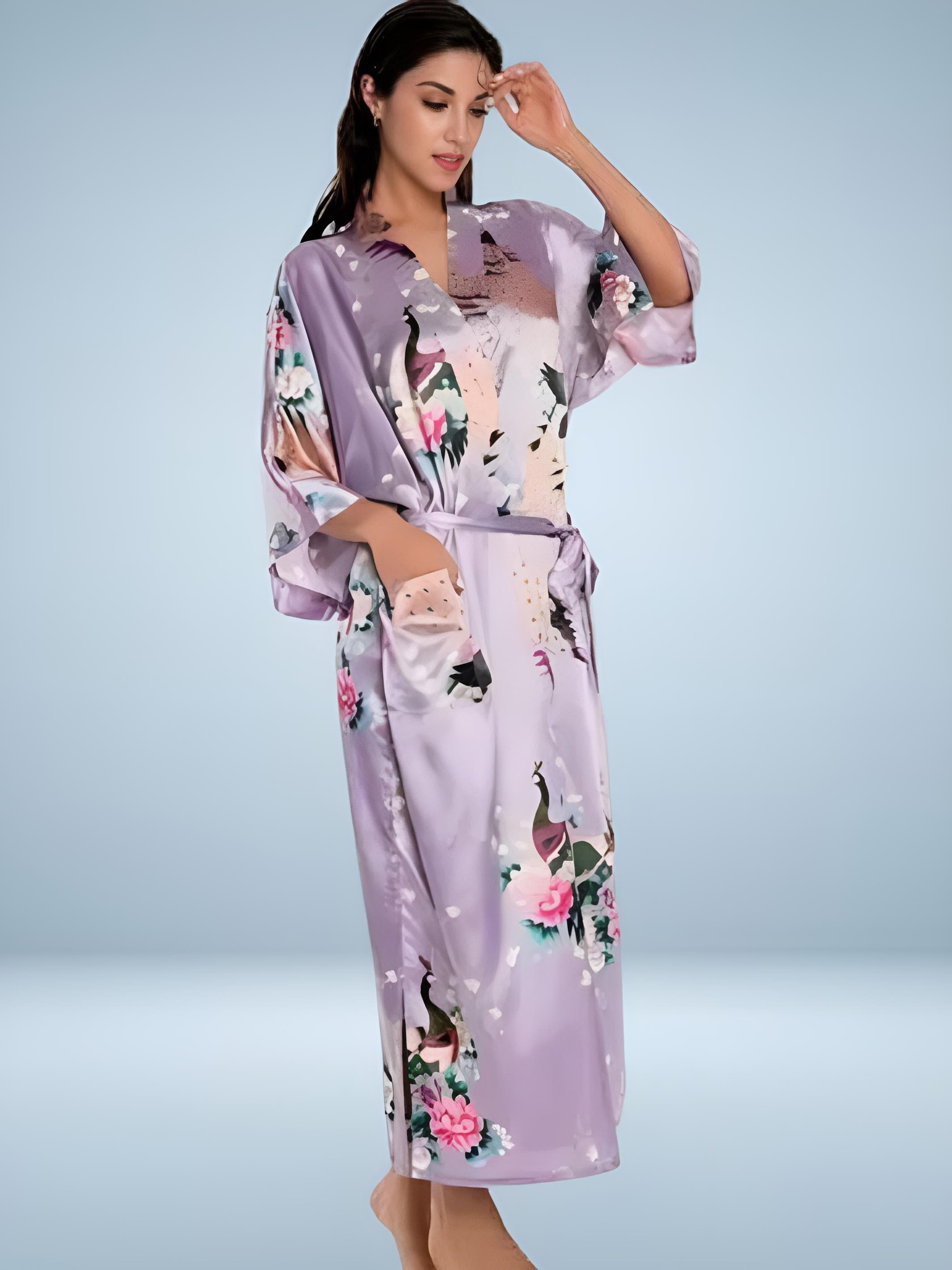 Spring Kimono women's bathrobe