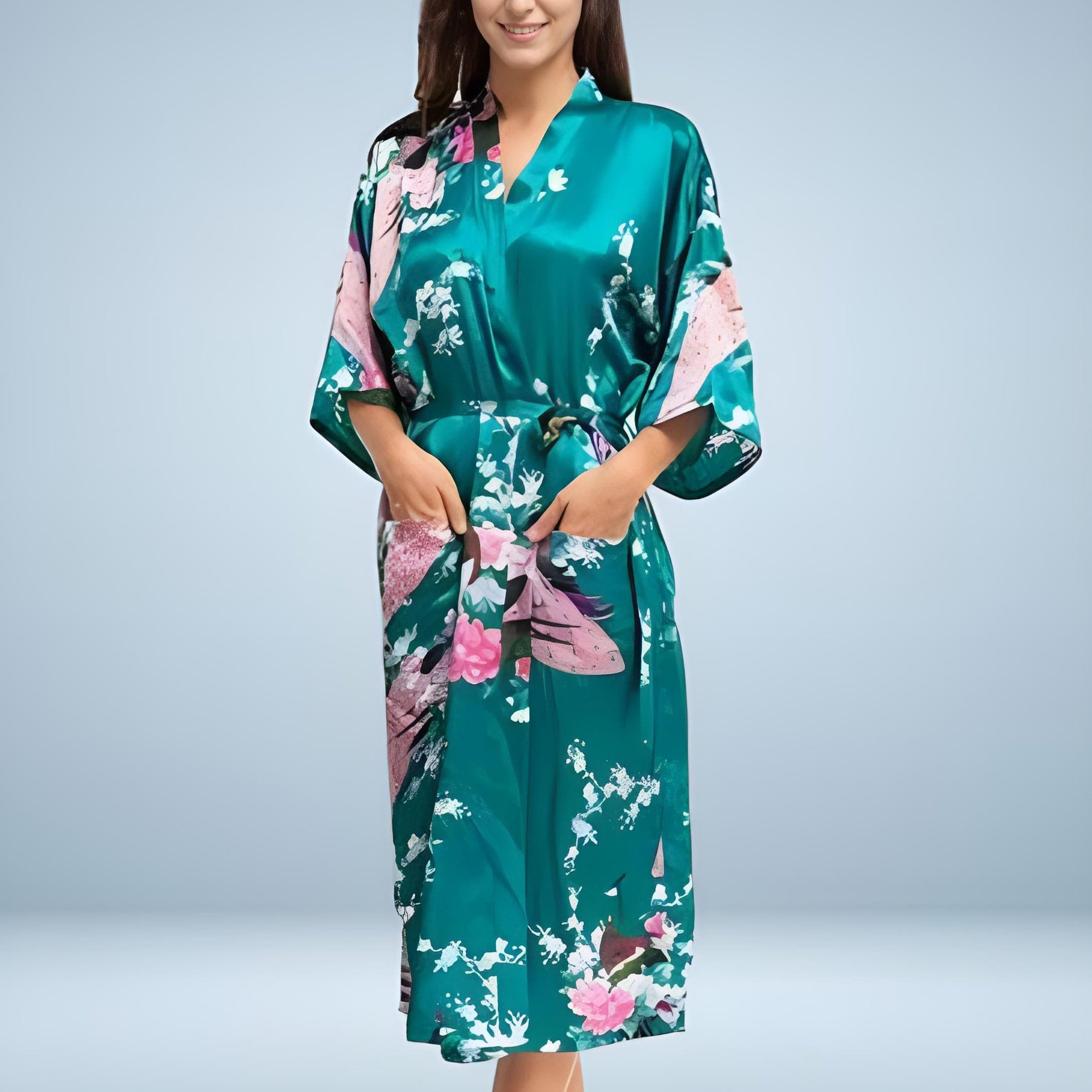 Spring Kimono women's bathrobe