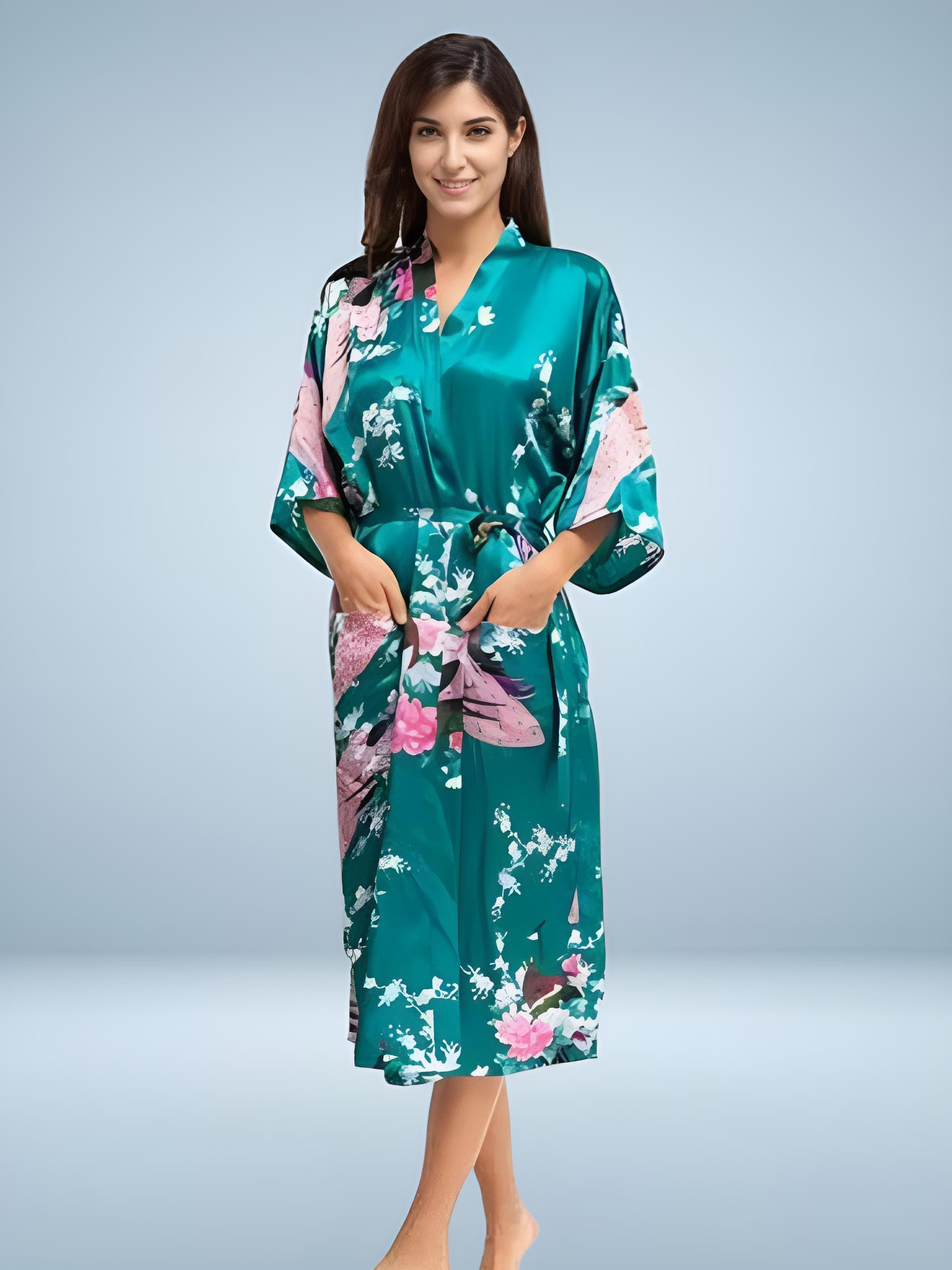 Spring Kimono women's bathrobe