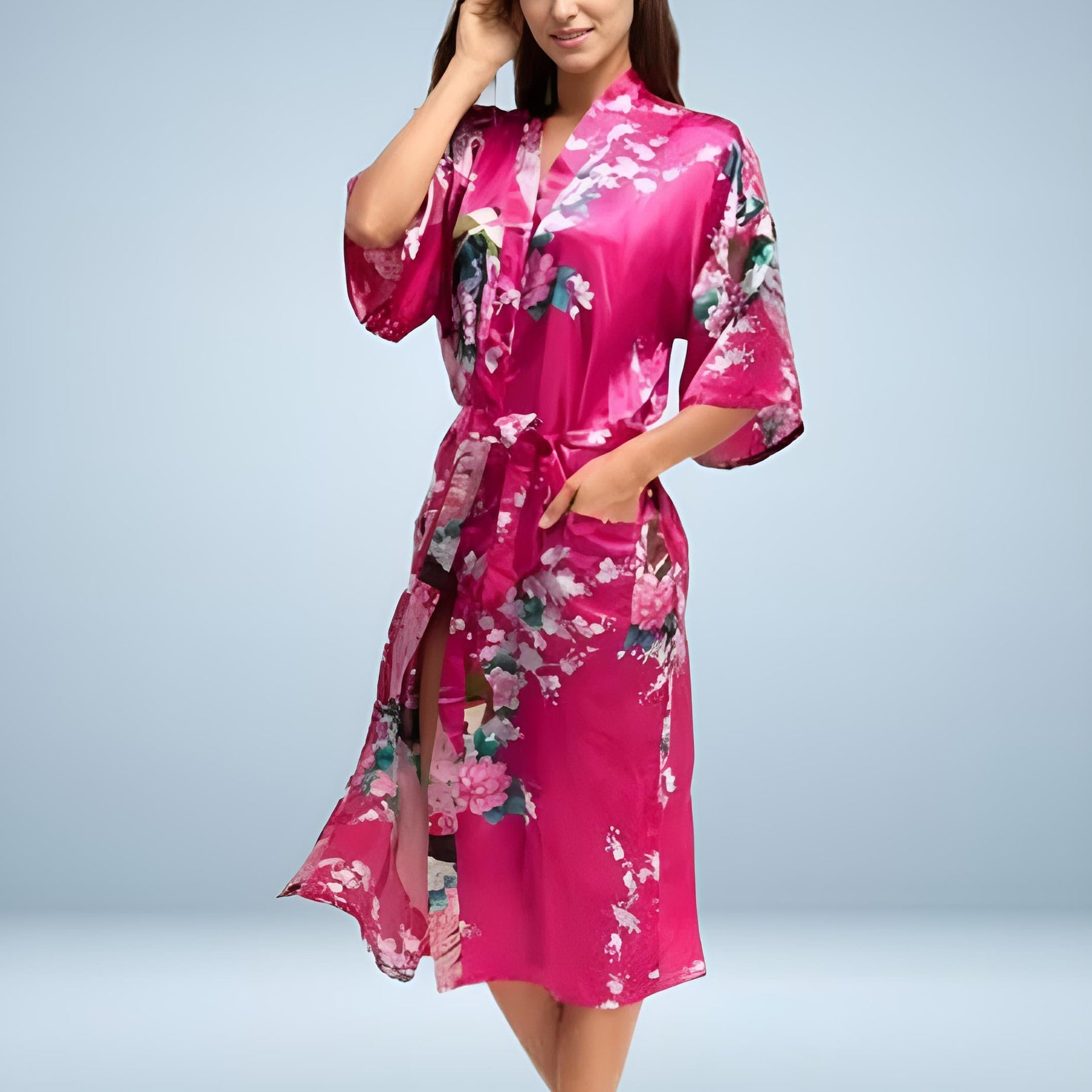 Spring Kimono women's bathrobe