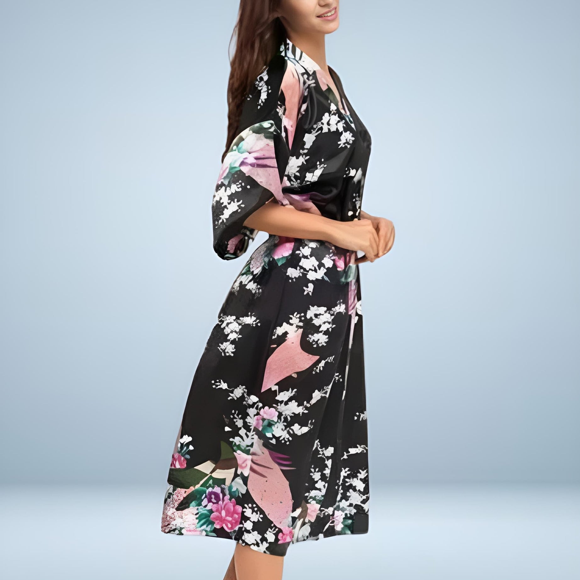Spring Kimono women's bathrobe