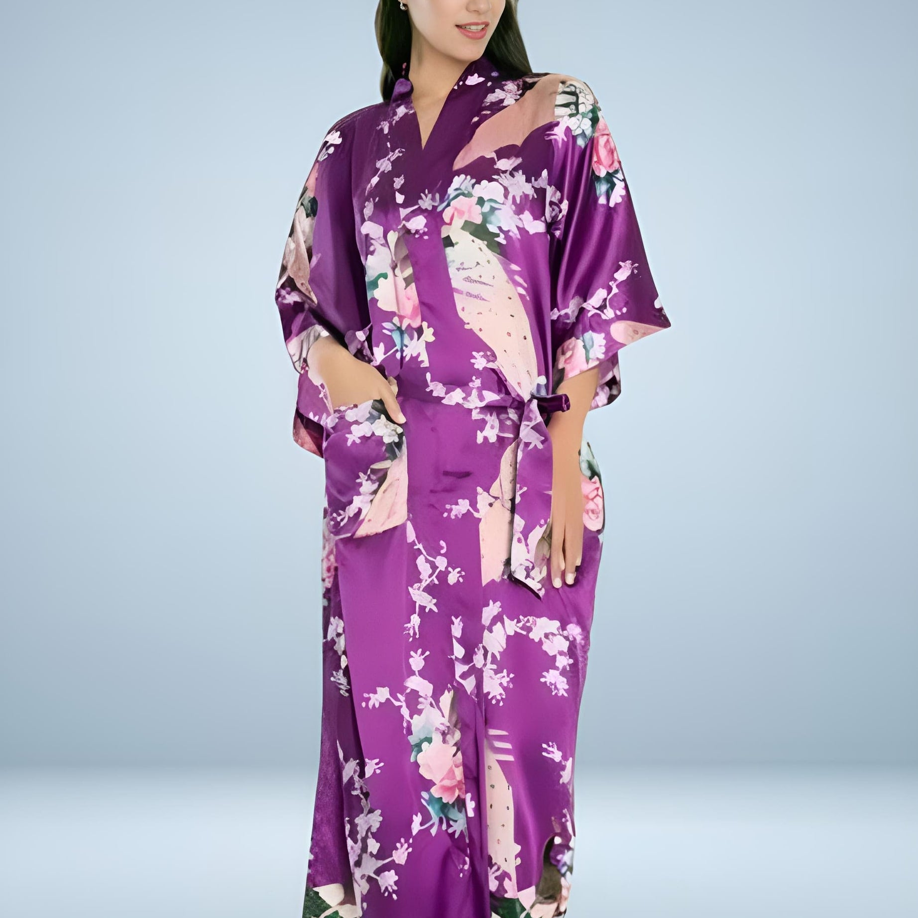 Spring Kimono women's bathrobe