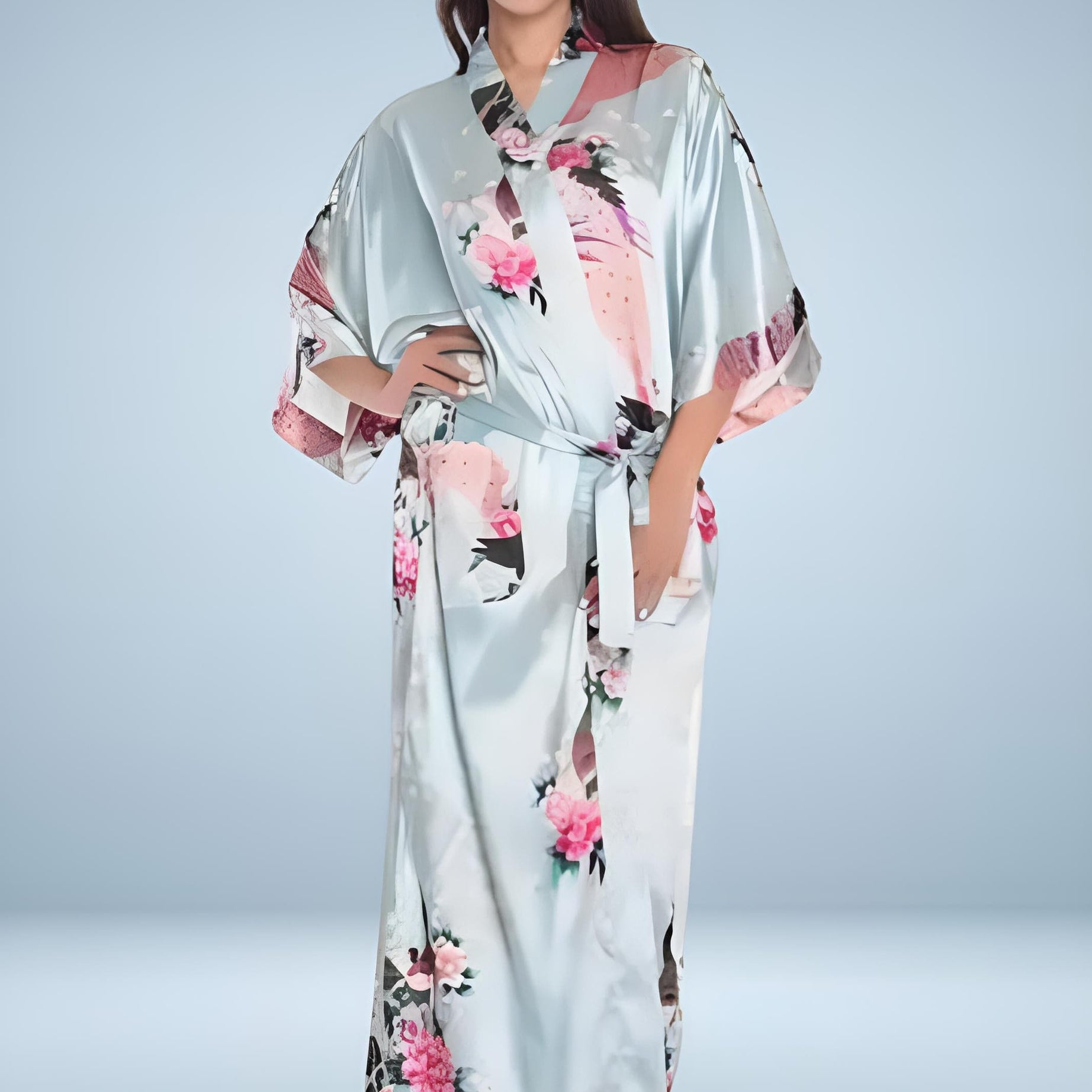 Spring Kimono women's bathrobe