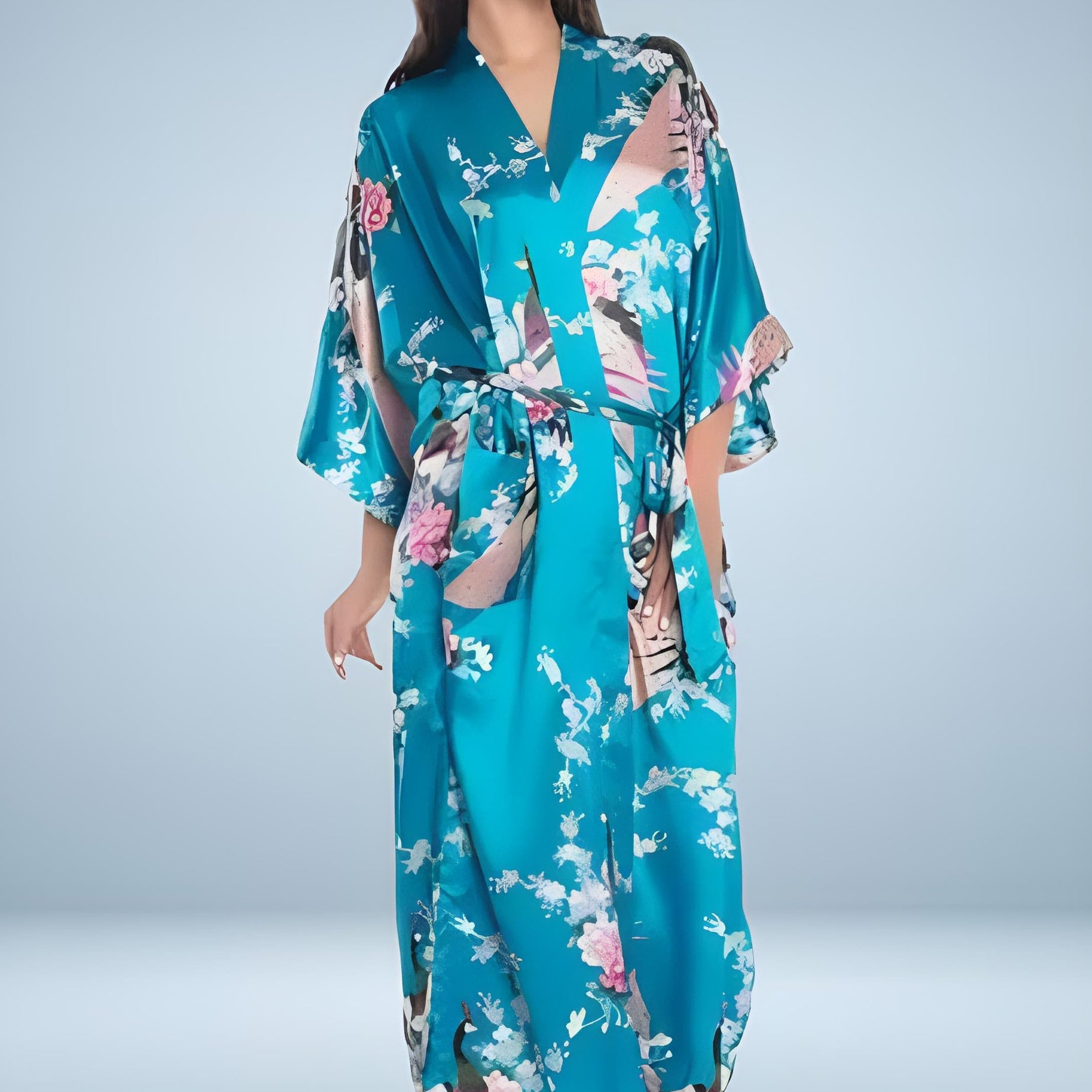 Spring Kimono women's bathrobe