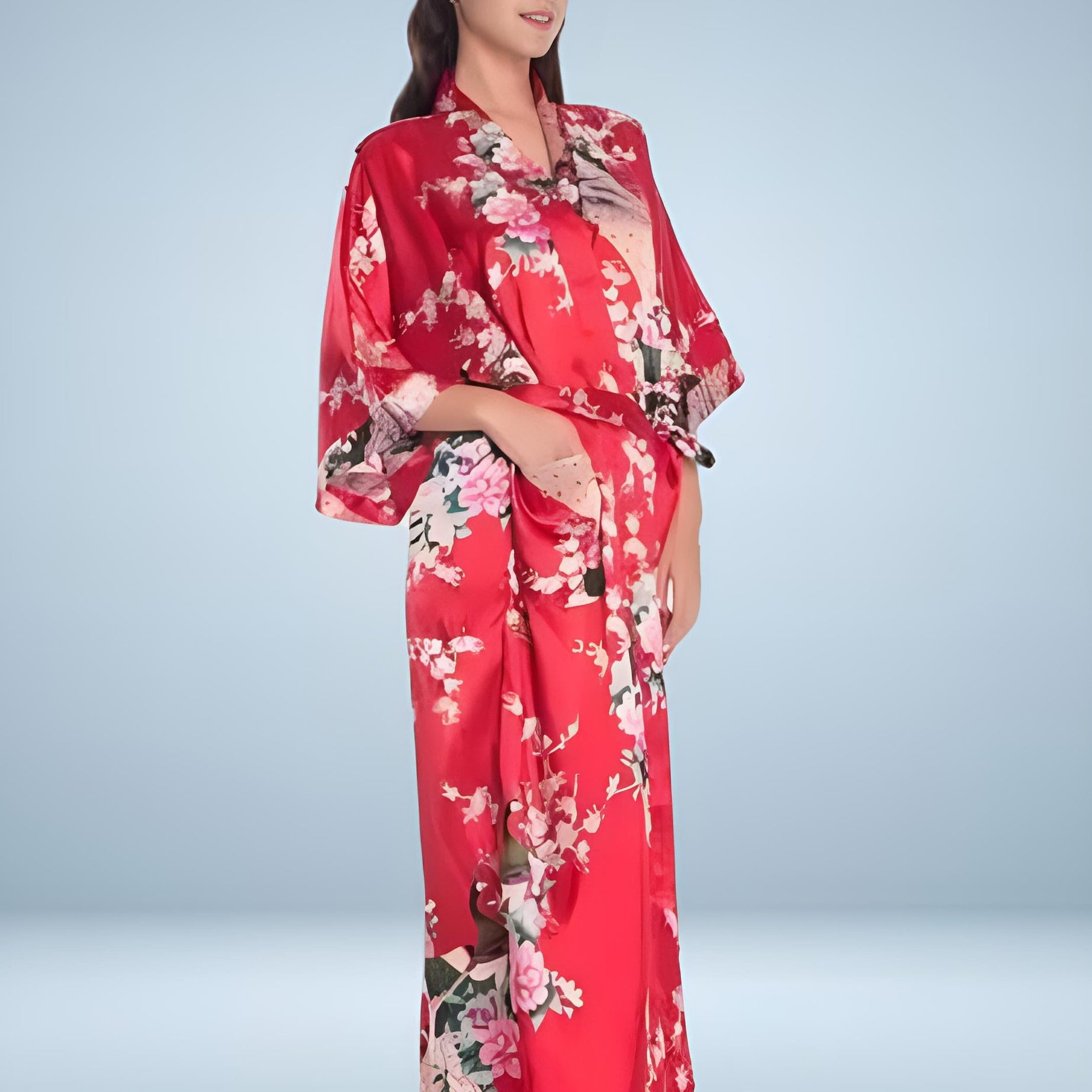 Spring Kimono women's bathrobe