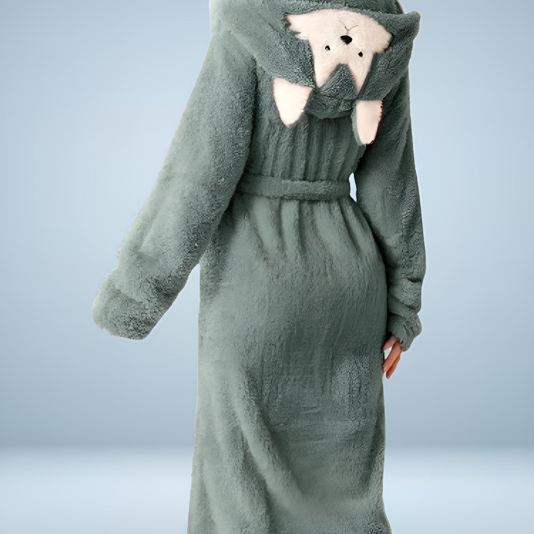 Women's Fleece Bathrobe - Lapinelle