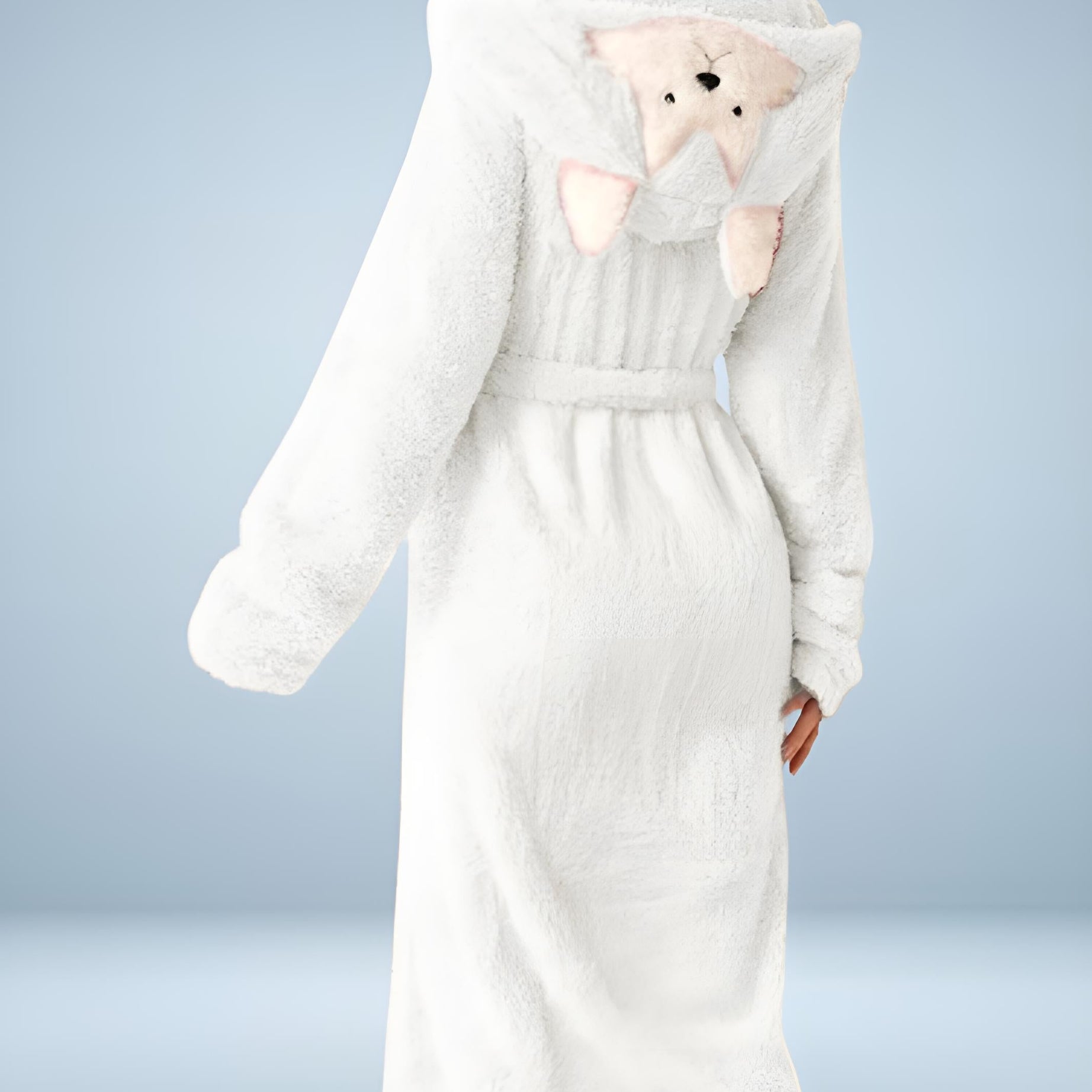 Women's Fleece Bathrobe - Lapinelle