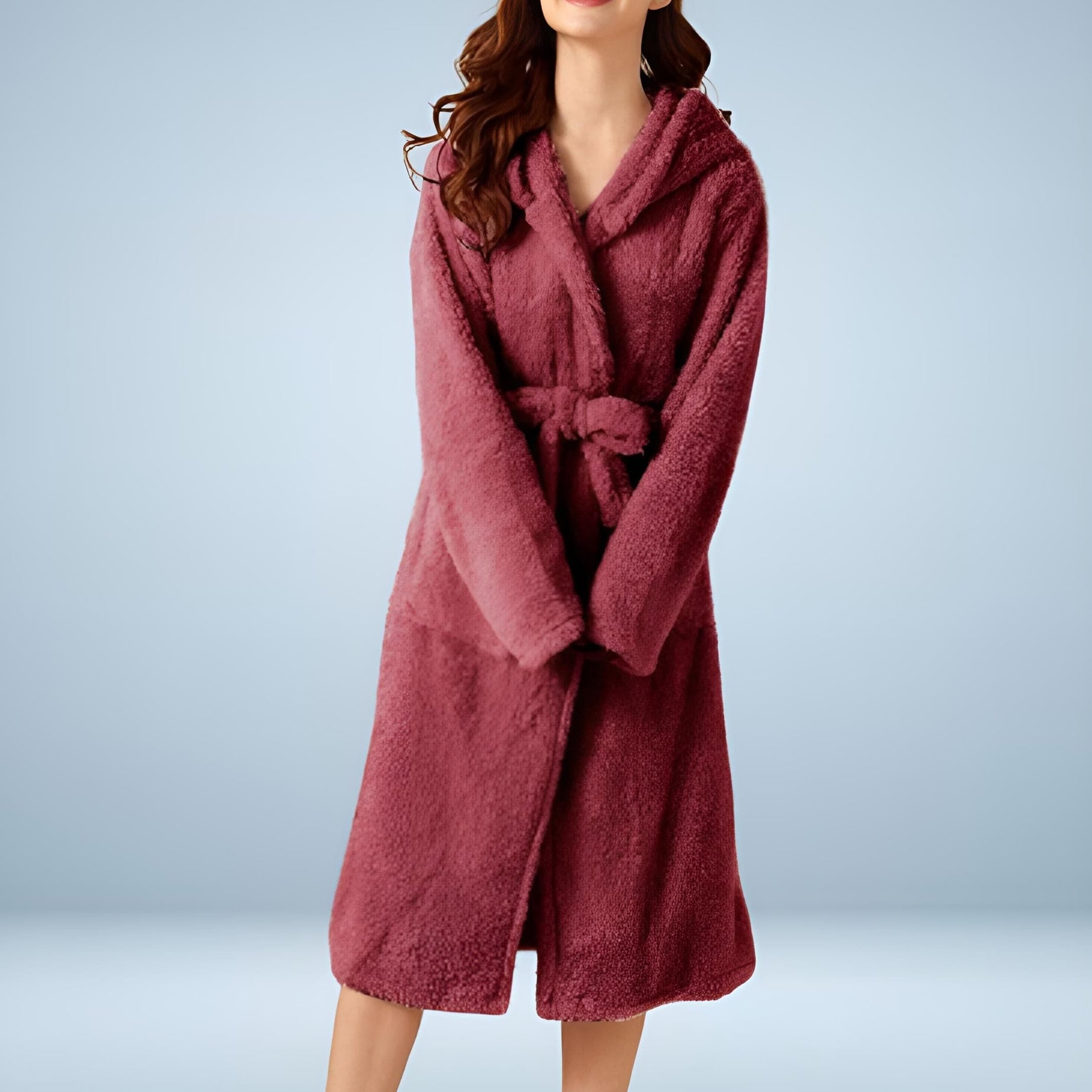 Women's Fleece Bathrobe - Lapinelle