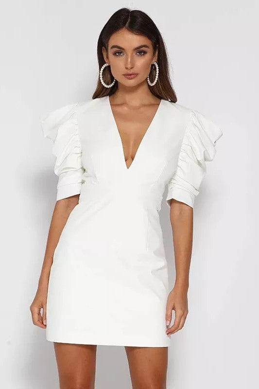 Petite de soirée femme Robe Blanche