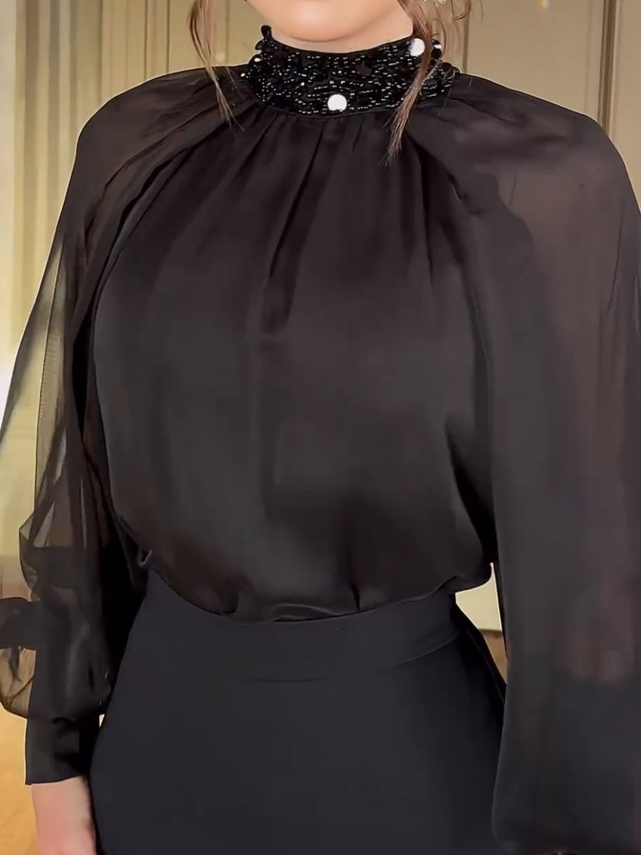 Fresta - French Style - Retro Court Style Robe longue élégante - Ensemble deux pièces