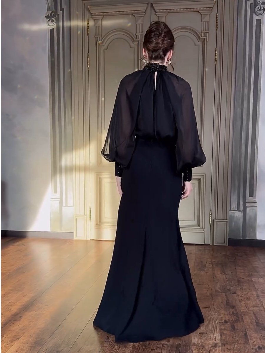 Fresta - French Style - Retro Court Style Robe longue élégante - Ensemble deux pièces