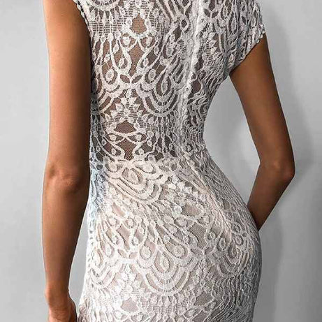 Robe Blanche Dentelle
