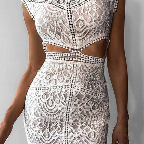 Robe Blanche Dentelle