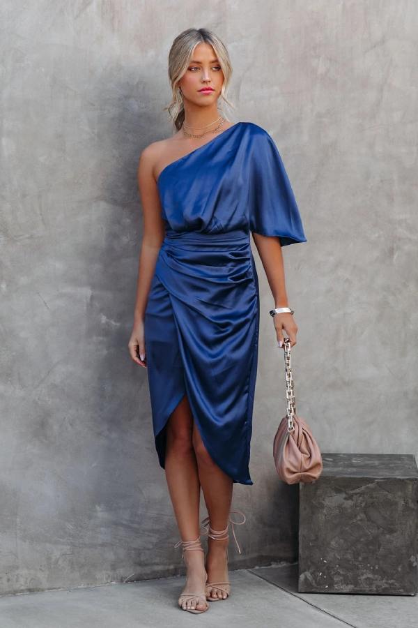 Robe de soirée femme Bleu Marine