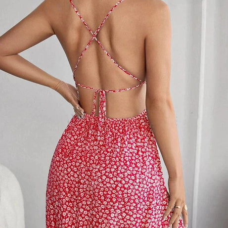 Robe d'été sexy dos nu courte moulante