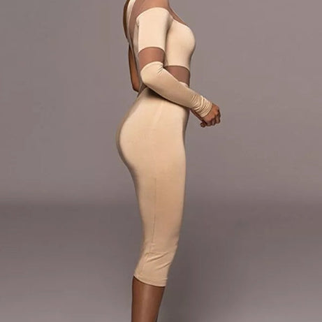 Transparentes Clubkleid