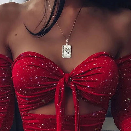 Robe de soirée à paillette sexy