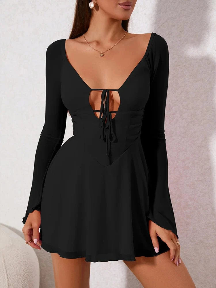 Robe de soirée rose sexy