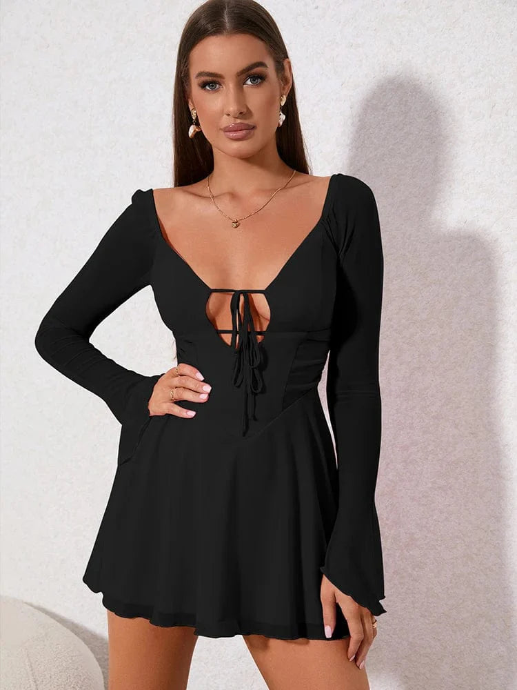 Robe de soirée rose sexy