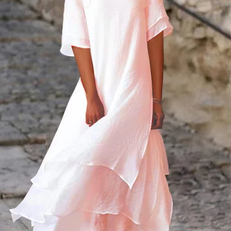Robes été Coton Lin - Élégance Artisanale - Taille 2XL-S