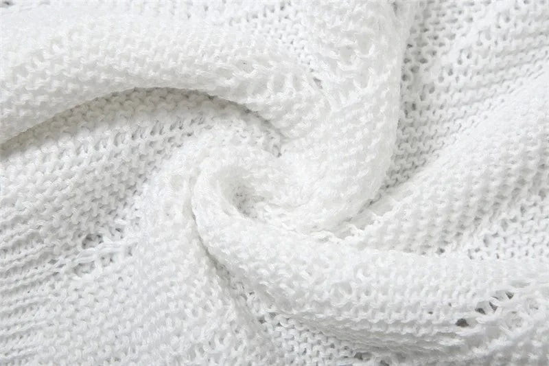 Robe été longue sexy dos nu crochet