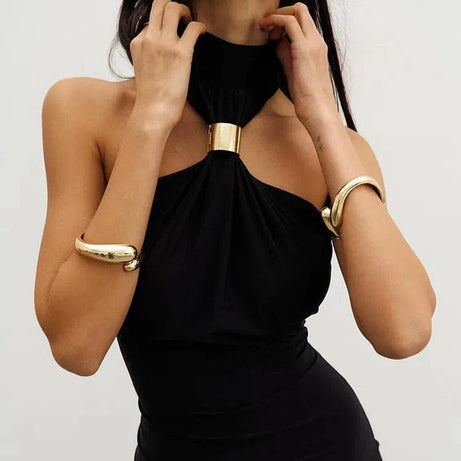 Robe de soirée sexy longue épaules dénudées