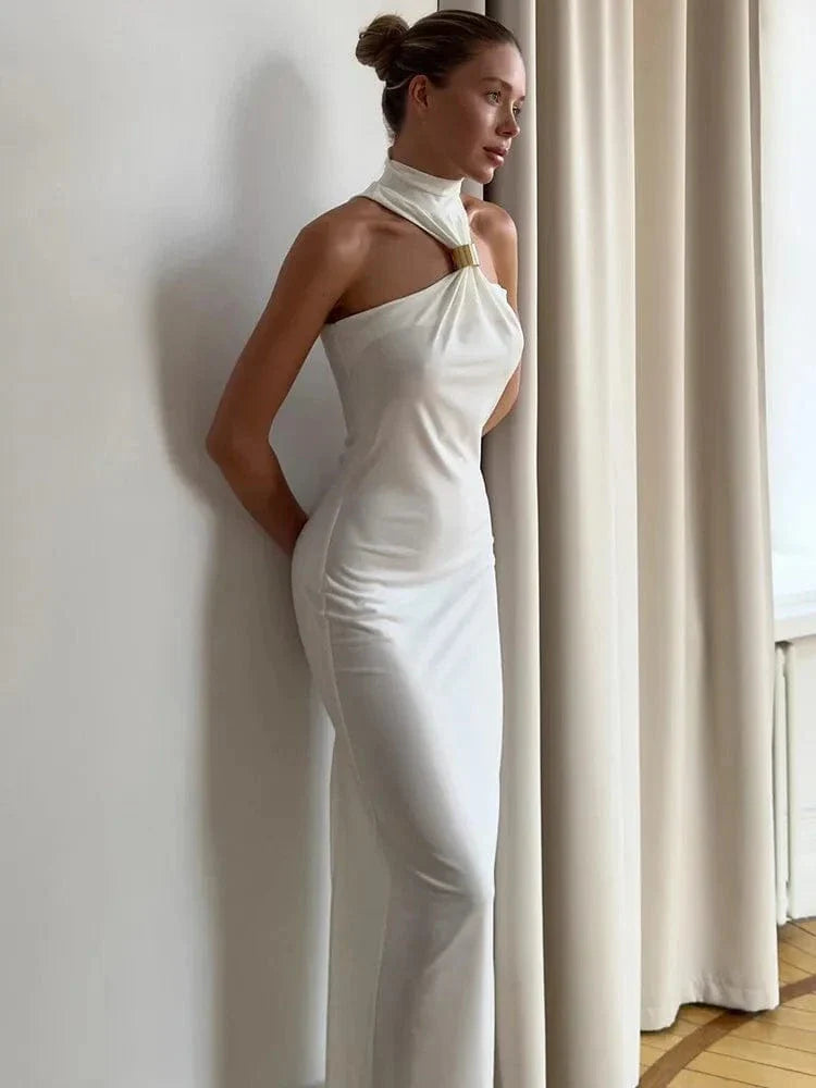 Robe de soirée sexy longue épaules dénudées