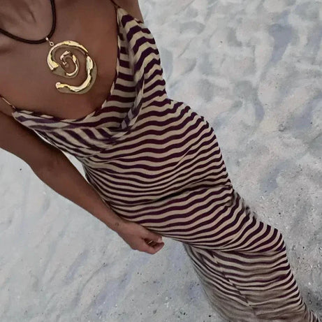 Robe été sexy longue transparente à bretelles